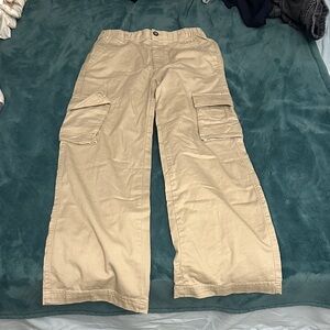 Old Navy kids tan cargo pants